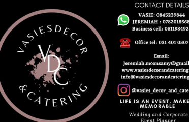 Vasie’s DECOR/CATERING & BRIDAL WEAR